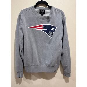 47 brand New England patriot crewneck sweatshirt size medium gray